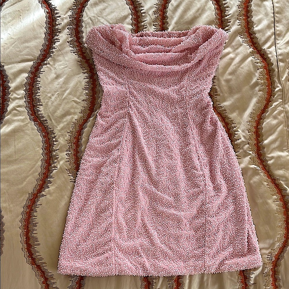Oh Polly Pink Mini Dress - Picture 2 of 13